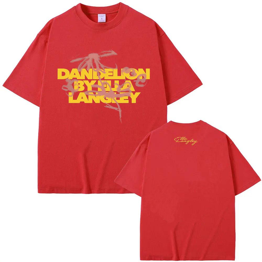 100% Cotton Ella Langley Graphic Print T-shirt Tees Trendy Pop Streetwear Women Men Fashion Round Neck Adult Casual Tops Summer XS красный
100% Cotton Ella Langley Graphic Print T-shirt Tees Trendy Pop Streetwear Women Men Fashion Round Neck Adult Casual Tops Summer XS красный