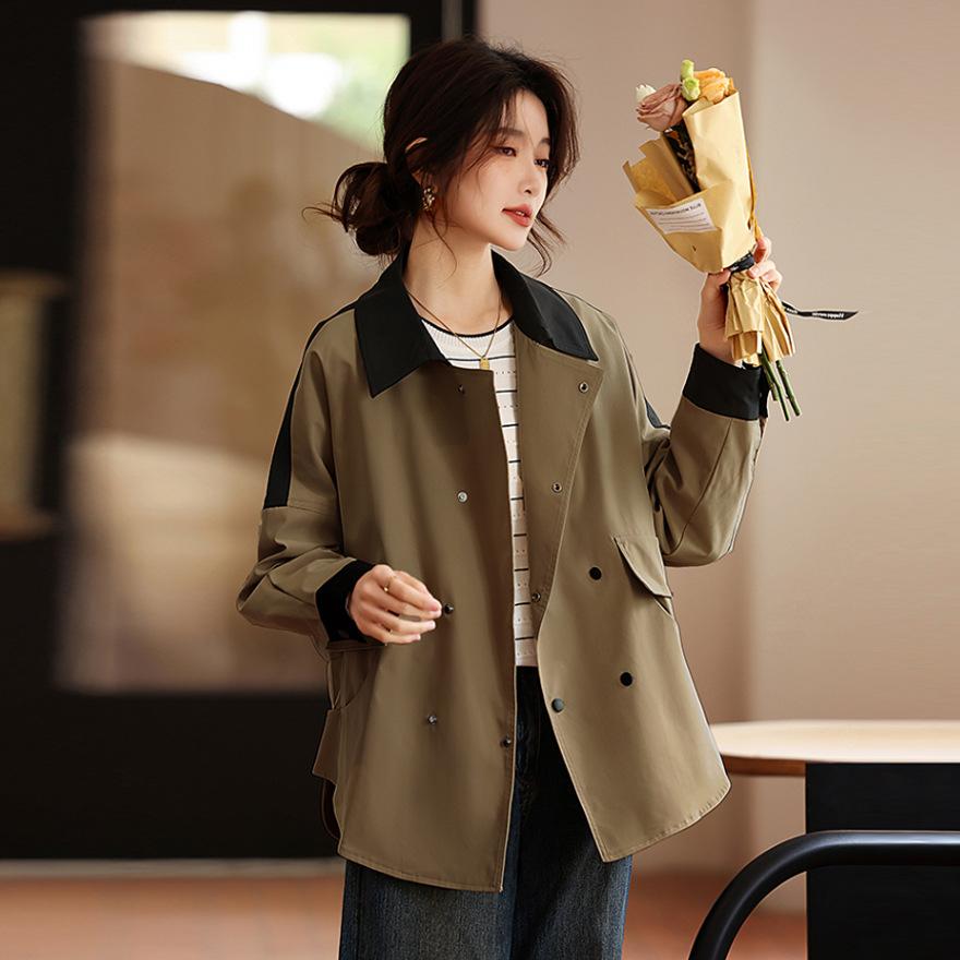 Короткий тренч женский весна и осень новый маленький темперамент корейская версия популярный омолаживающий свободный повседневный плащ XL темно-коричневого
Короткий тренч женский весна и осень новый маленький темперамент корейская версия популярный омолаживающий свободный повседневный плащ XL темно-коричневого
