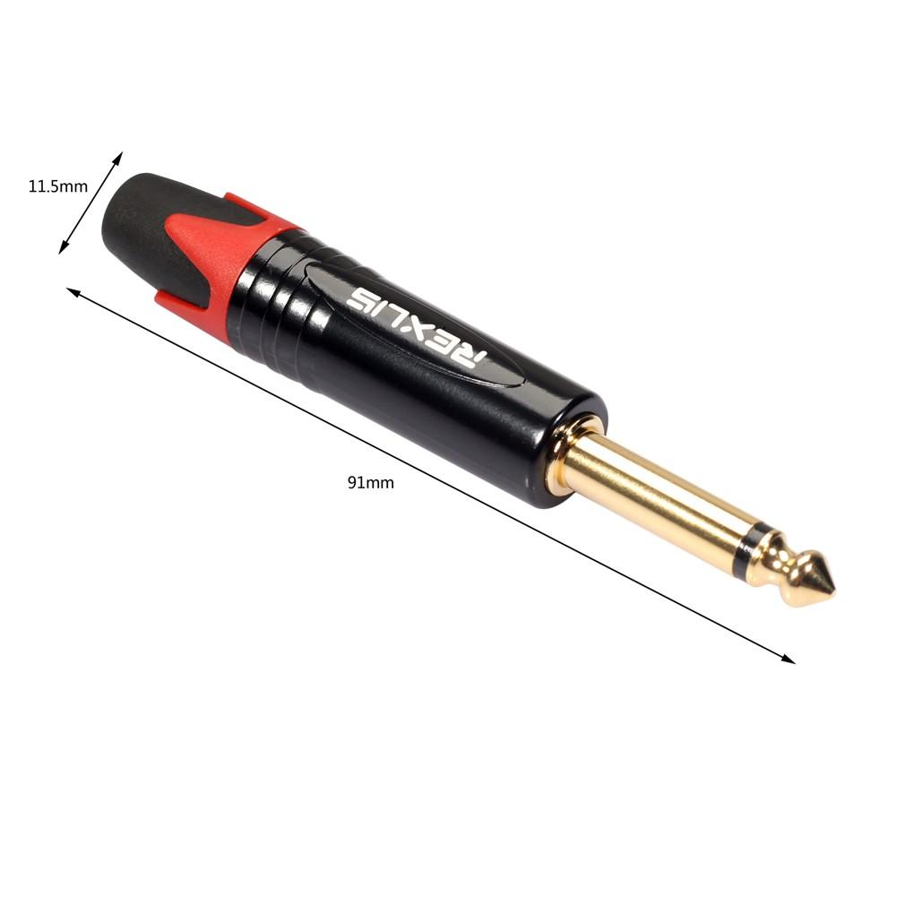 Позолоченный аудиоразъем 6,35 мм для высококачественных аудиосистем красный
Позолоченный аудиоразъем 6,35 мм для высококачественных аудиосистем красный