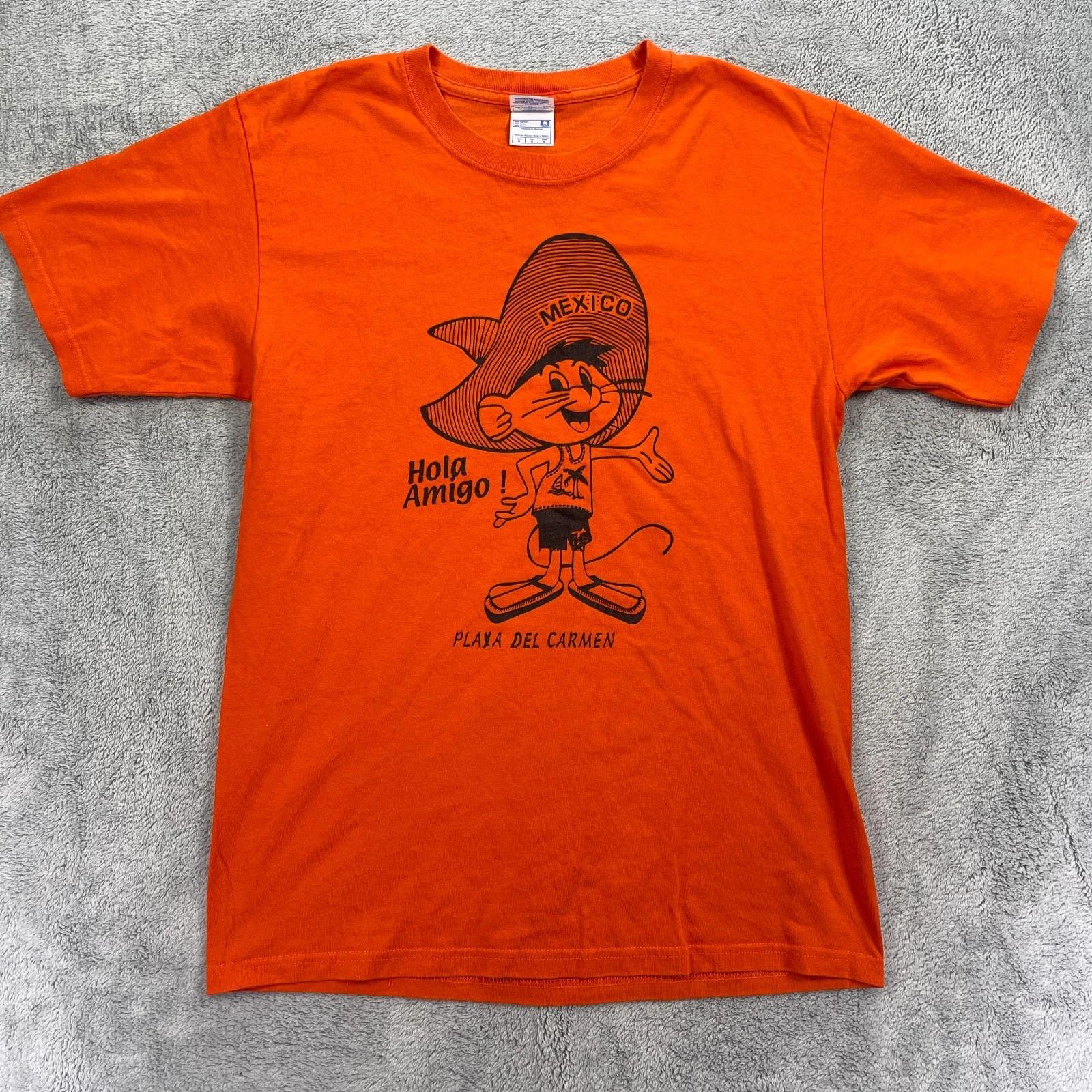 Vintage Yazbek Mexico T-Shirt Mens Medium Orange Playa Del Carmen Hola Amigo 4XL
Vintage Yazbek Mexico T-Shirt Mens Medium Orange Playa Del Carmen Hola Amigo 4XL