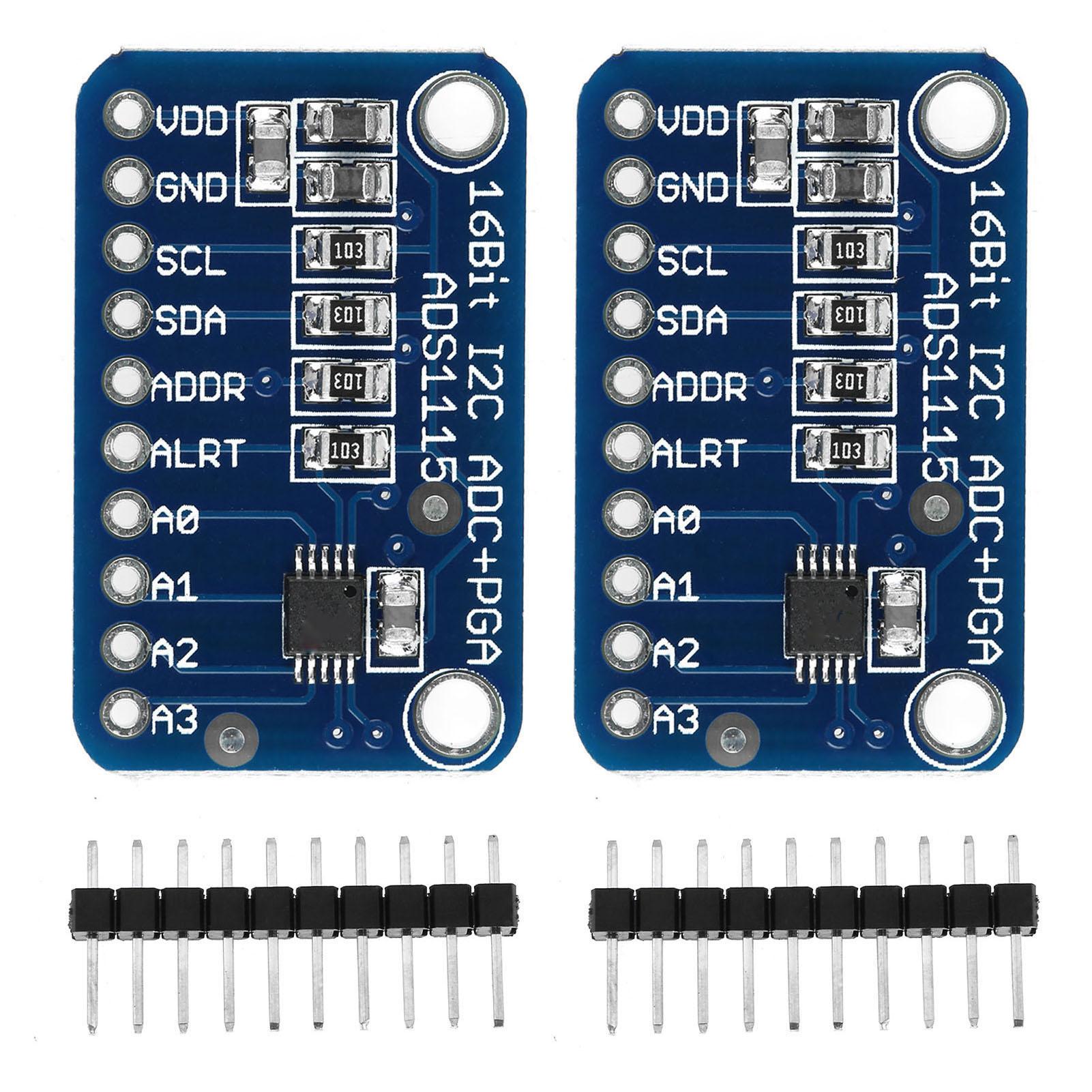 2 комплекти ADC 16-бітний I2C ADC плата розробки Аналого-цифровий перетворювач модуль для мікроконтролера
2 комплекти ADC 16-бітний I2C ADC плата розробки Аналого-цифровий перетворювач модуль для мікроконтролера