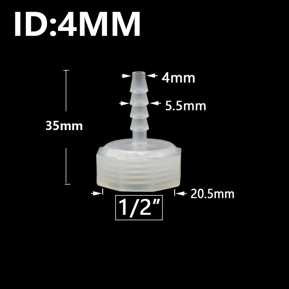 4/6/8/10/12/14/16/20mm To 1/2 Thread Barb Connector Pipe Fittings Water Hose Coupler Pe Plastic Tube Adapter
4/6/8/10/12/14/16/20mm To 1/2 Thread Barb Connector Pipe Fittings Water Hose Coupler Pe Plastic Tube Adapter