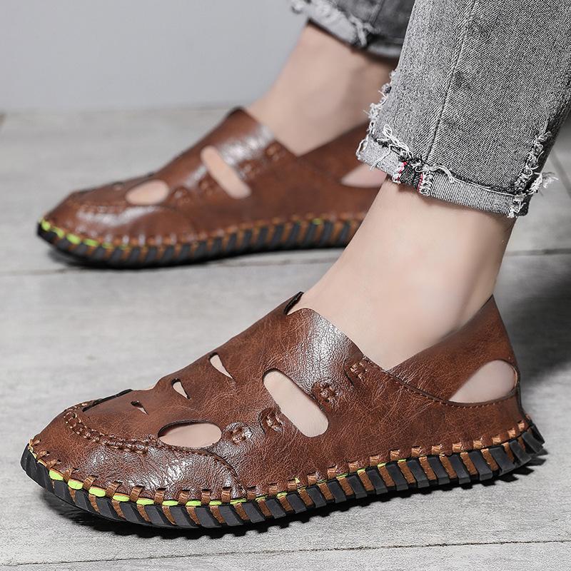 Large size sandals men s shoes new summer breathable bag head casual men s shoes soft sole men s beach shoes Shoes 38
Large size sandals men s shoes new summer breathable bag head casual men s shoes soft sole men s beach shoes Shoes 38