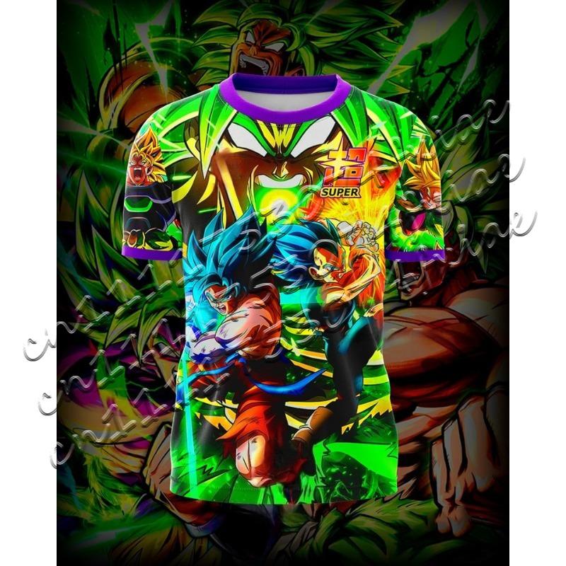 Dragon Ball Super Broly Battle Green Galaxy Sports Jersey Breathable Quick Dry Short Sleeve Anime T-Shirt Men Women Casual Tops XXS
Dragon Ball Super Broly Battle Green Galaxy Sports Jersey Breathable Quick Dry Short Sleeve Anime T-Shirt Men Women Casual Tops XXS