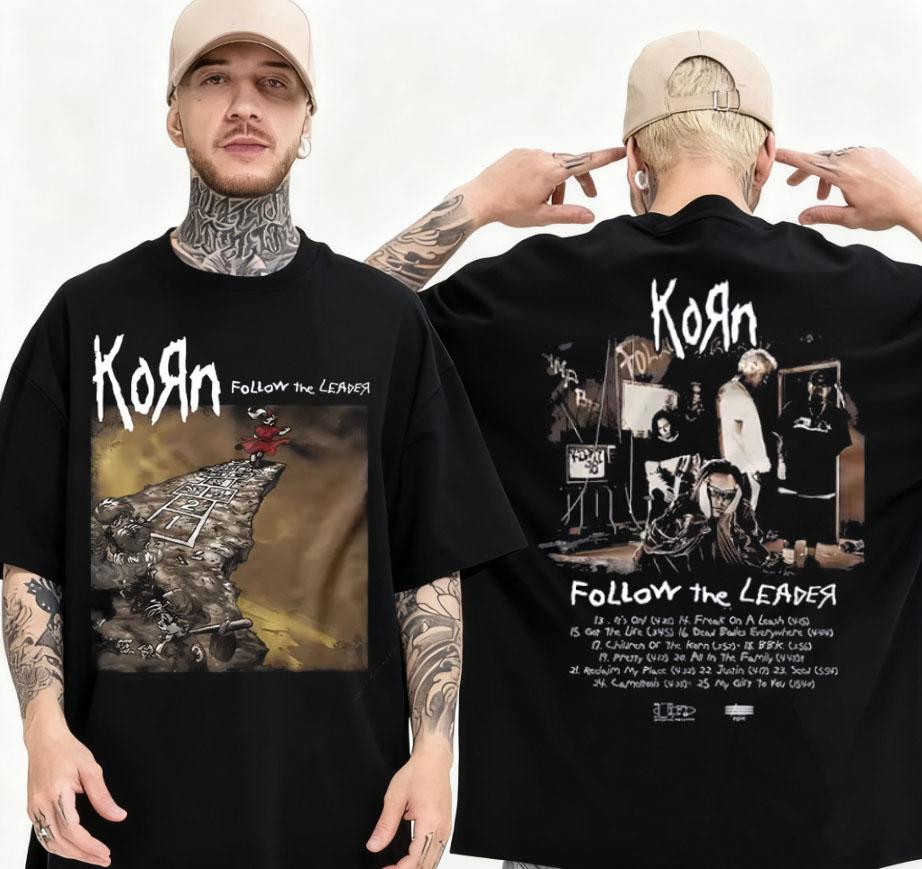 Летняя футболка 2025 года с графикой рок-группы Korn Follow The Leader Редкая футболка в стиле Nu Metal Мужская Готическая Ретро Хлопковая Свободная Футболка -... S разноцветный
Летняя футболка 2025 года с графикой рок-группы Korn Follow The Leader Редкая футболка в стиле Nu Metal Мужская Готическая Ретро Хлопковая Свободная Футболка -... S разноцветный