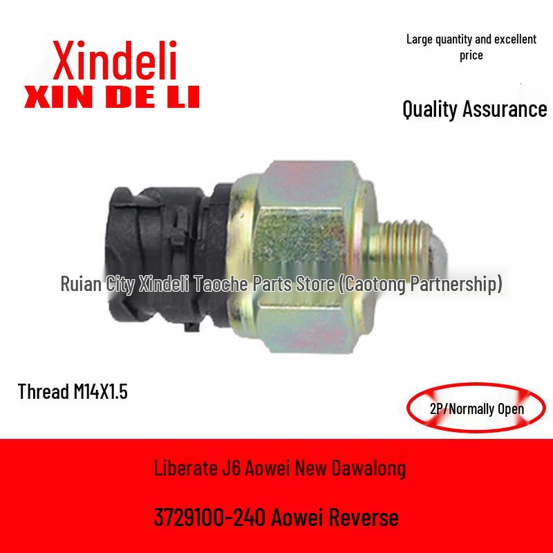 Compatible with 3729100-240 Jiefang J6 Aowei Xin Daweilong 2P, M14/M16*1.5, Normally Open
Compatible with 3729100-240 Jiefang J6 Aowei Xin Daweilong 2P, M14/M16*1.5, Normally Open