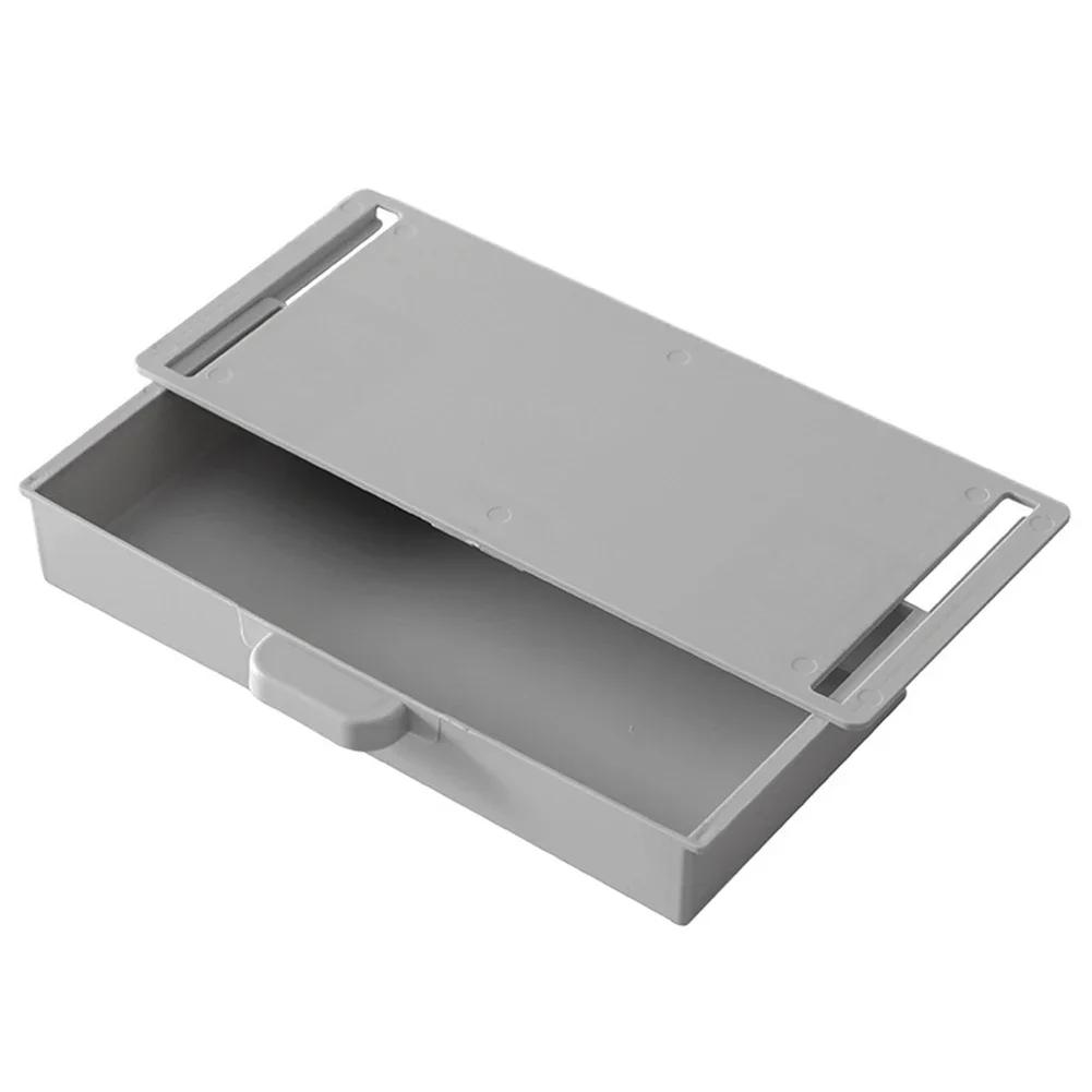 ABS Under Desk Drawer Organizer Storage Box For Office Pen Holder Adhesive Storage Household Office Products сірий
ABS Under Desk Drawer Organizer Storage Box For Office Pen Holder Adhesive Storage Household Office Products сірий