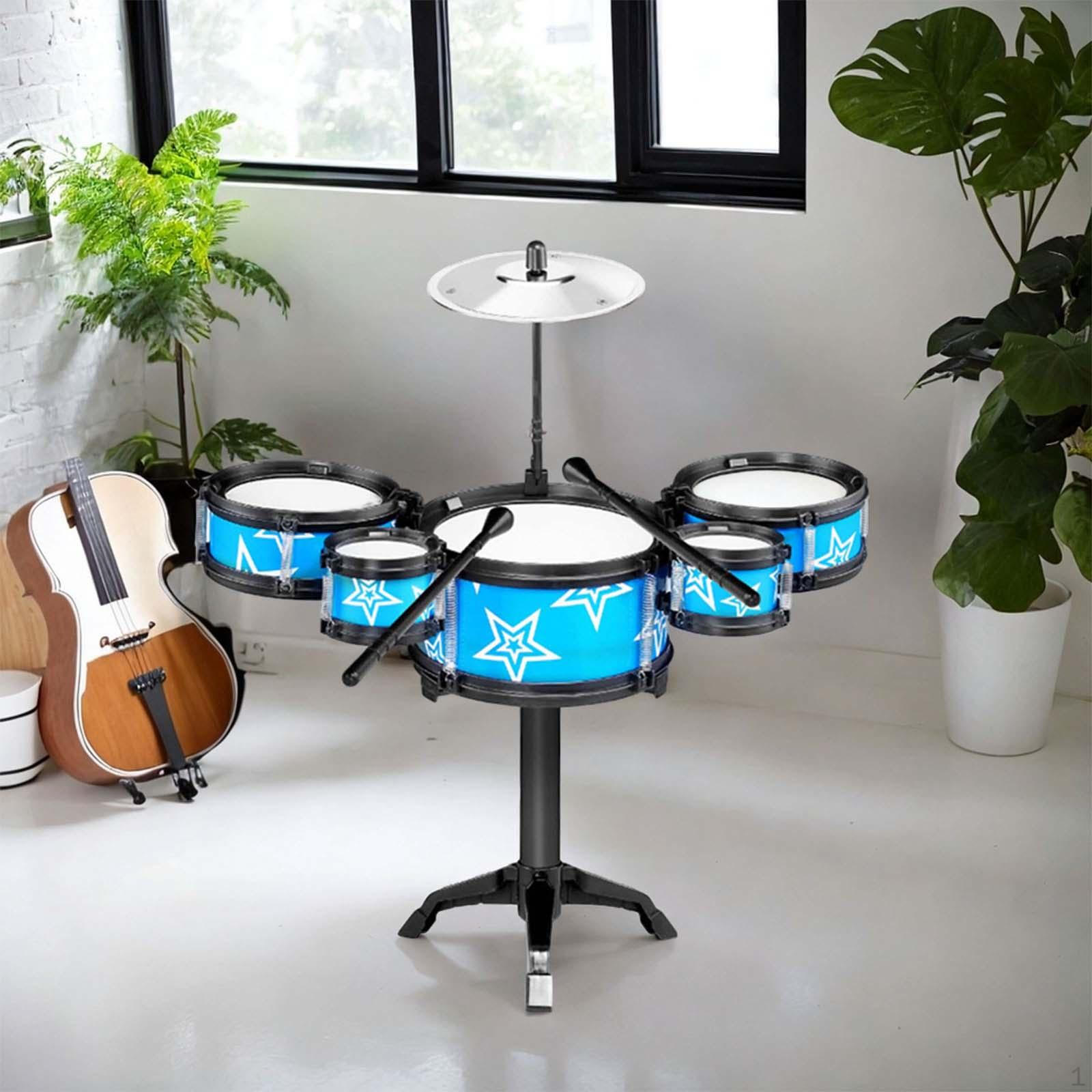 Інтерактивний набір барабанів для дітей, Музичний інструментарій Blue
Інтерактивний набір барабанів для дітей, Музичний інструментарій Blue