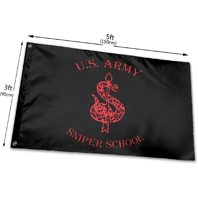 Us Army Sniper School Flag 3x5 Ft Garden Flag Double Sided Outdoor Banner Yard House Home Decor Flag Fade Resistant
Us Army Sniper School Flag 3x5 Ft Garden Flag Double Sided Outdoor Banner Yard House Home Decor Flag Fade Resistant