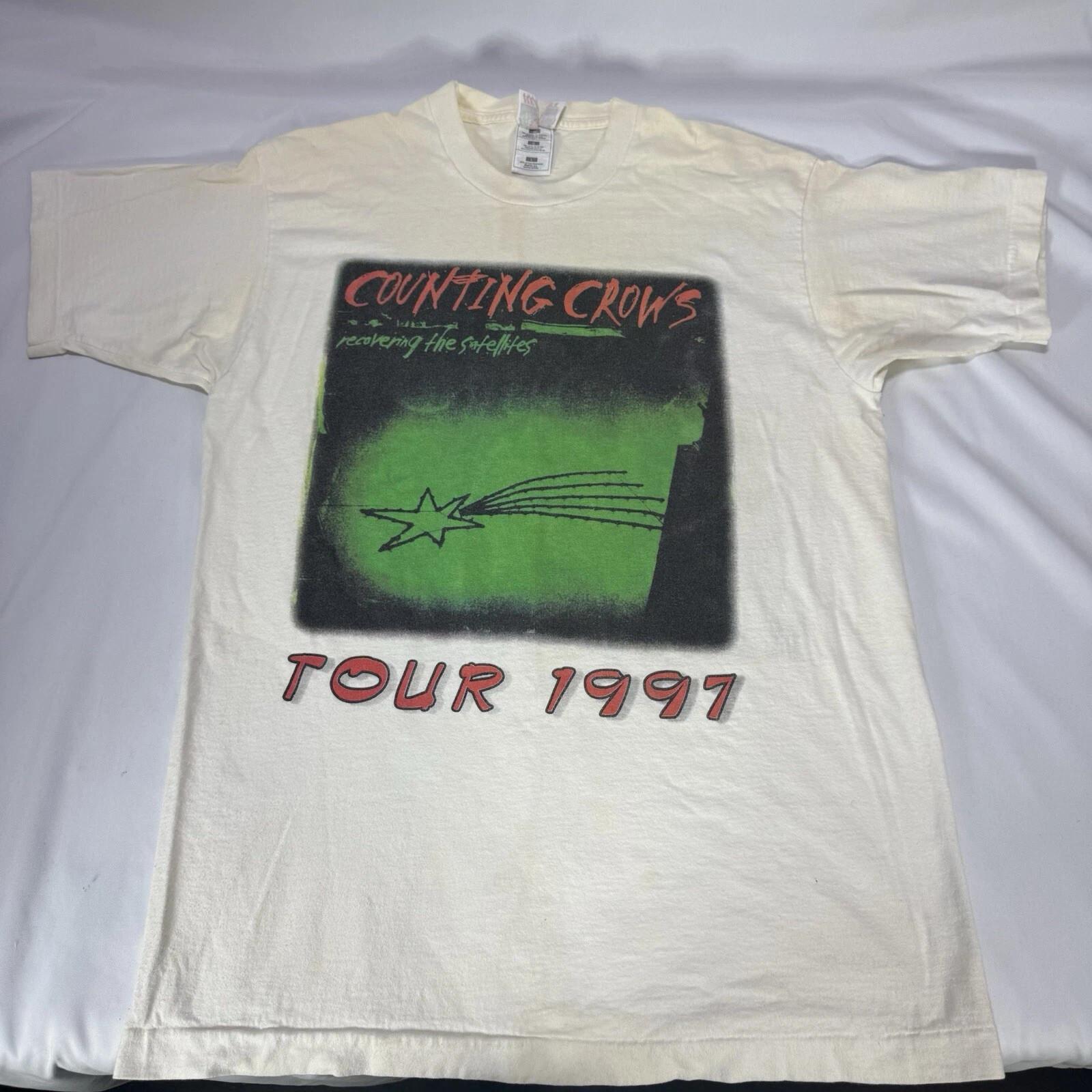 Counting Crows Recovering The Satellites Tour Album Vintage 90s T-Shirt Mens Womens Tees Top JJ5743 4XL
Counting Crows Recovering The Satellites Tour Album Vintage 90s T-Shirt Mens Womens Tees Top JJ5743 4XL