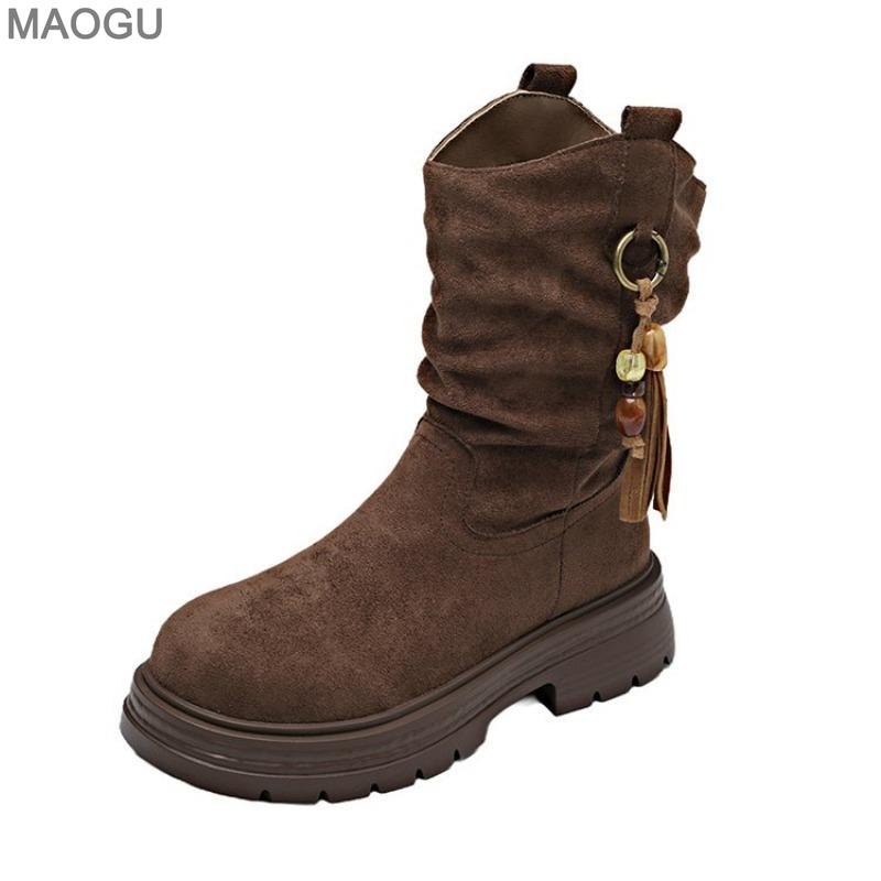 2026 New Autumn Winter Short Boots Chunky Heel Fashion Women s Botas Vintage Pleated Round Toe Brown Boots for Women Botines 40 кавовий
2026 New Autumn Winter Short Boots Chunky Heel Fashion Women s Botas Vintage Pleated Round Toe Brown Boots for Women Botines 40 кавовий