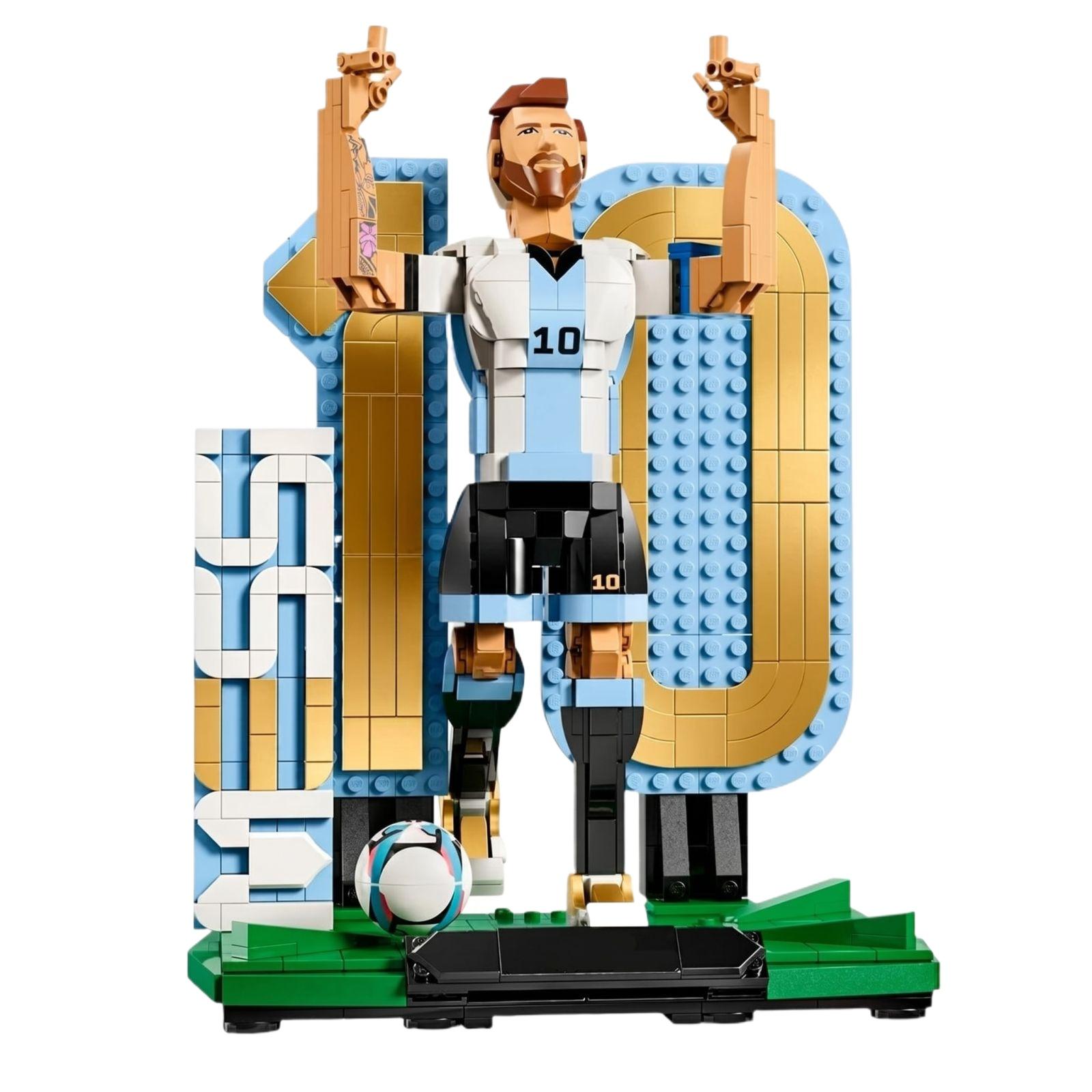 Creative Building Block Toy Soccer Player Model with Number 10 Design Compatible with Standard Building Bricks Ideal for Boys and Girls One Size
Creative Building Block Toy Soccer Player Model with Number 10 Design Compatible with Standard Building Bricks Ideal for Boys and Girls One Size
