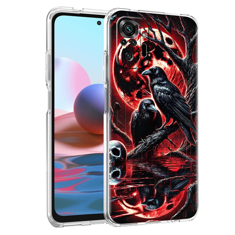 Transparent Phone Case for Redmi 14C 13C 10C 10 9 Note 13 12 11 K50 K40 Plus Pro 4G 5G Soft TPU Cover Raven Crow Skull Funda Bag for Redmi 9
Transparent Phone Case for Redmi 14C 13C 10C 10 9 Note 13 12 11 K50 K40 Plus Pro 4G 5G Soft TPU Cover Raven Crow Skull Funda Bag for Redmi 9