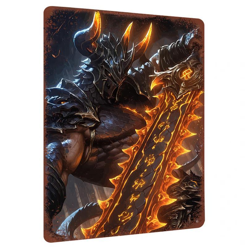 Dark Demon Warrior Metal Wall Art Game Theme Home Decor Living Room Hanging Decoration 20x30cm(7.8x11.8inch)
Dark Demon Warrior Metal Wall Art Game Theme Home Decor Living Room Hanging Decoration 20x30cm(7.8x11.8inch)