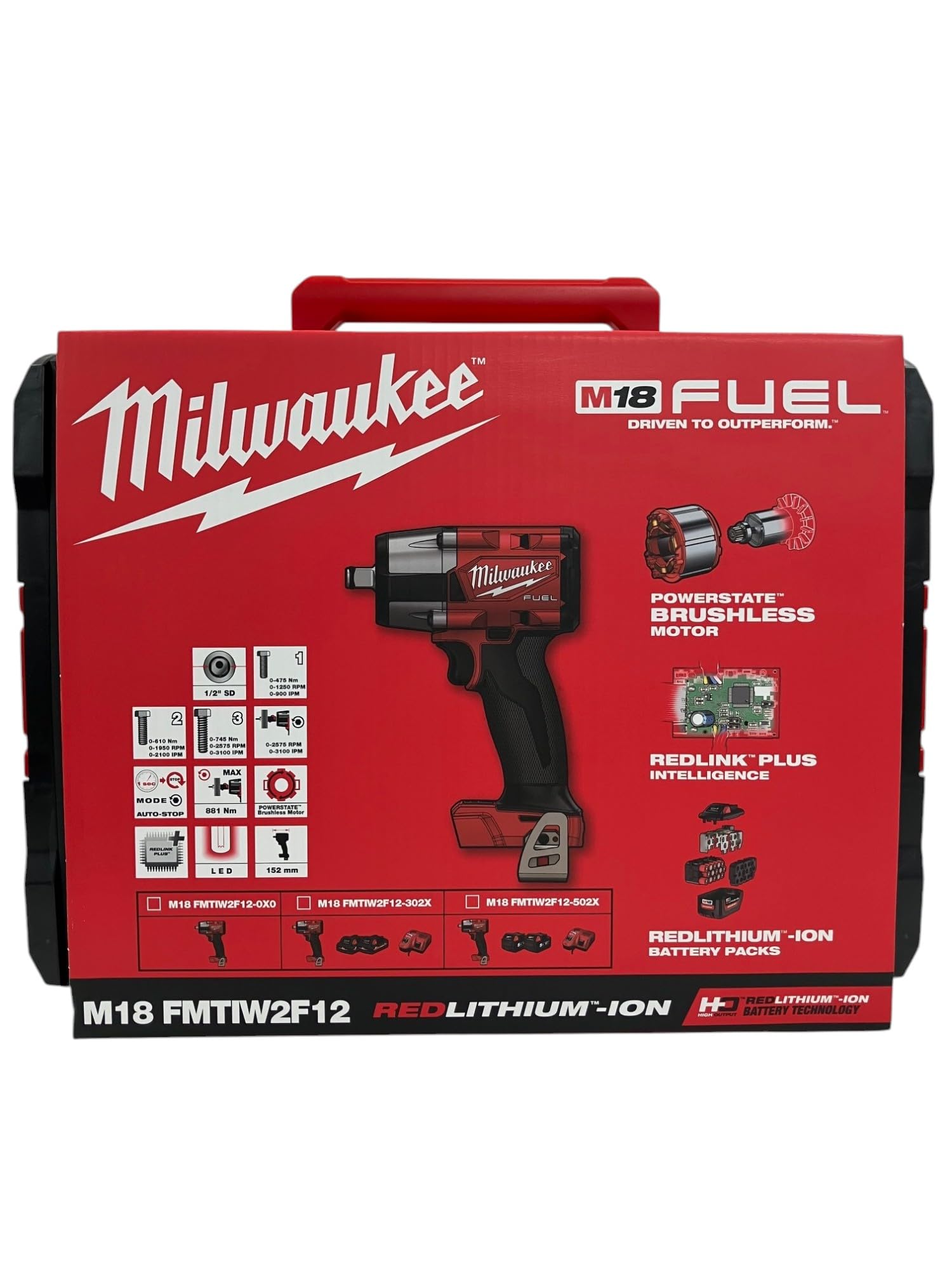 Milwaukee Tool Japan M18 745 Нм Ударный гайковерт M18 JP FUEL™ 1/2-дюйма FMTIW2F12-0X0
Milwaukee Tool Japan M18 745 Нм Ударный гайковерт M18 JP FUEL™ 1/2-дюйма FMTIW2F12-0X0