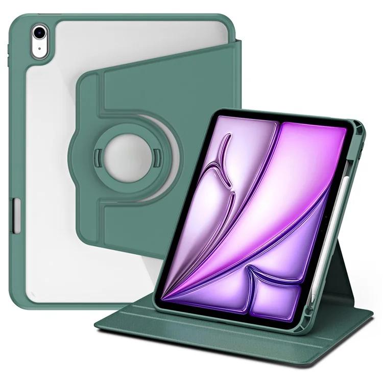 Для iPad Эйр 11 (2024) Чехол из искусственной кожи + акриловый чехол для планшета с держателем для ручек Ультра прозрачный - черновато-зеленый
Для iPad Эйр 11 (2024) Чехол из искусственной кожи + акриловый чехол для планшета с держателем для ручек Ультра прозрачный - черновато-зеленый
