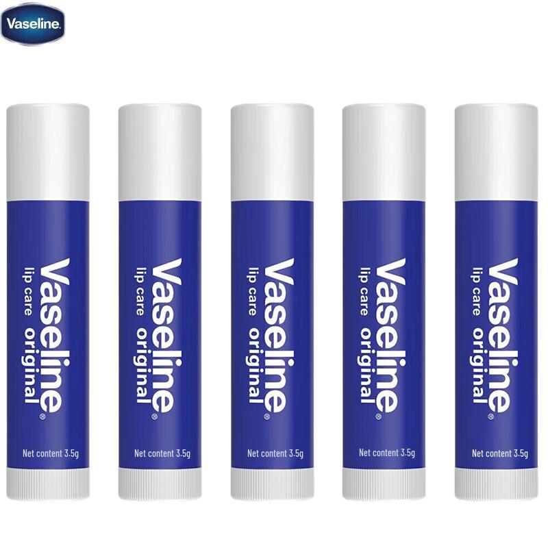 Vaseline Nourishing Repair Lip Balm (Original Flavor 5-Pack)
Vaseline Nourishing Repair Lip Balm (Original Flavor 5-Pack)