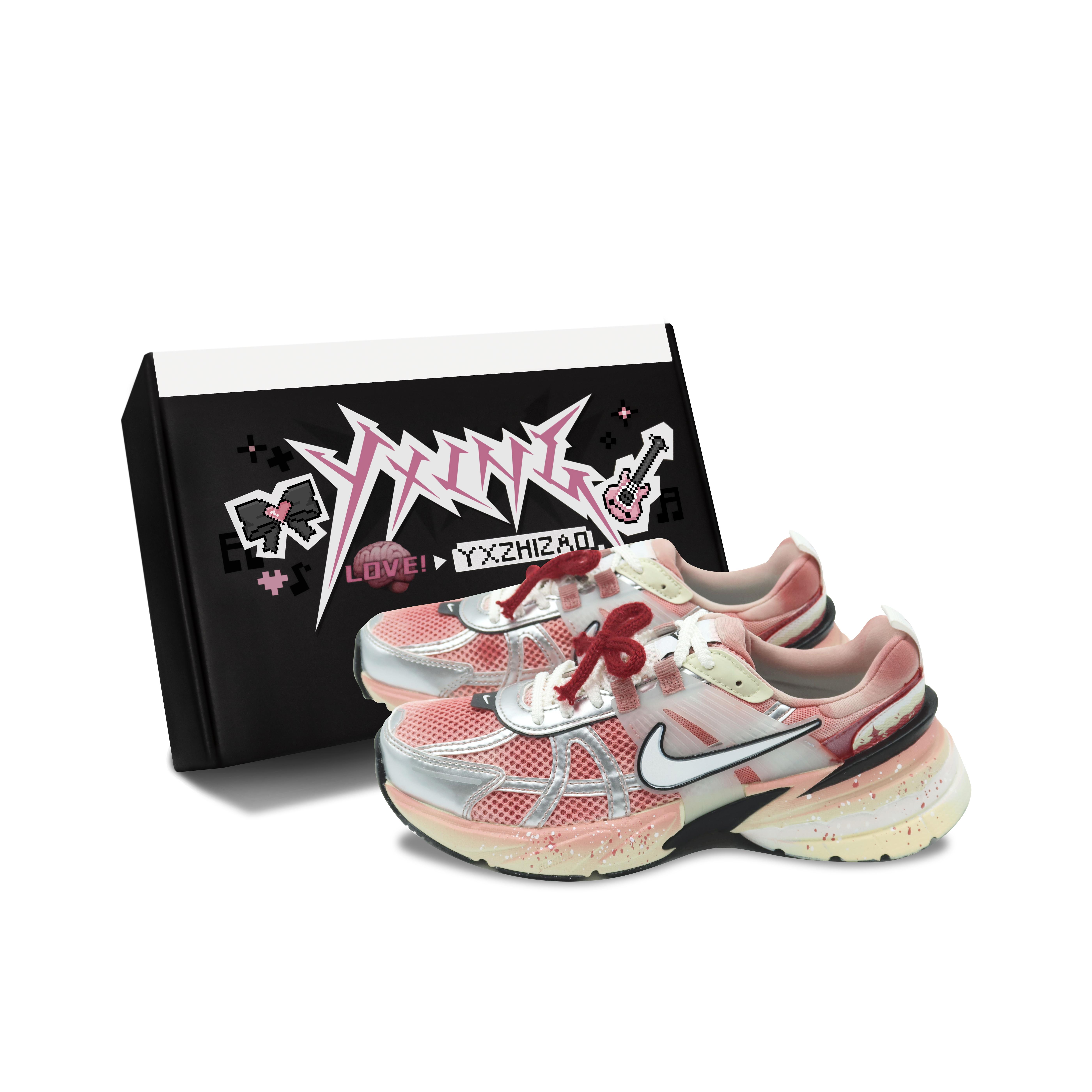 Nike V2K Run Low top Casual Running Shoes Women s Silver Red FD0736-100(Team186-S-BOX) 40
Nike V2K Run Low top Casual Running Shoes Women s Silver Red FD0736-100(Team186-S-BOX) 40