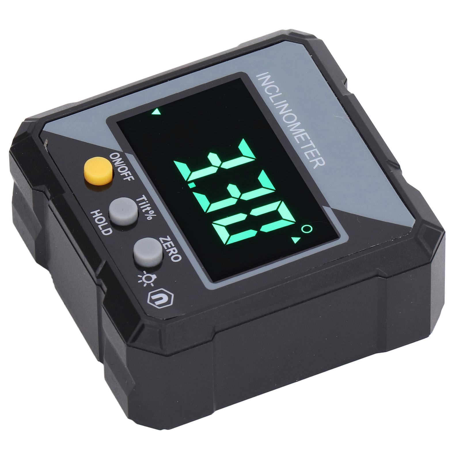 Цифровой угломер Высокоточный магнитный инклинометр Электронный транспортир 4x90 градусов
Цифровой угломер Высокоточный магнитный инклинометр Электронный транспортир 4x90 градусов