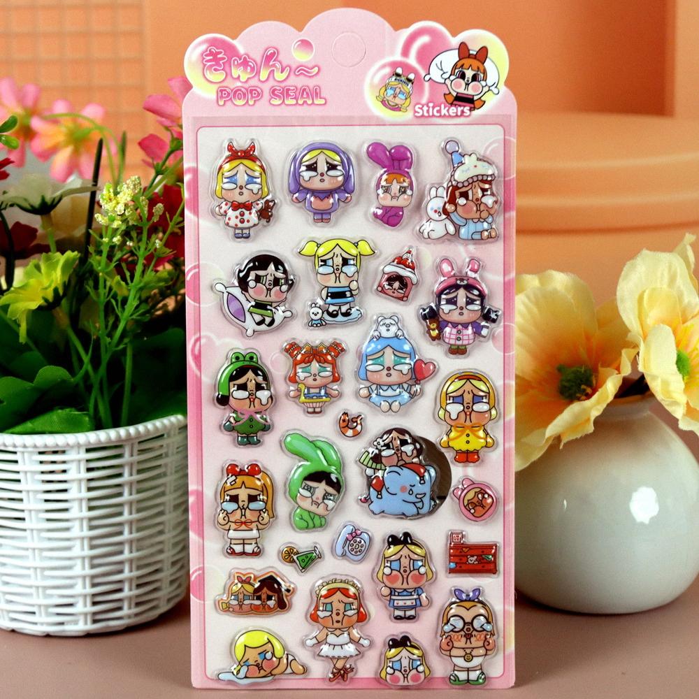 4-piece Powerpuff Girls Kawaii 3D set of cute cartoon embossed stickers bags mobile phone notebook reward Entertaining Play Safe Kid Friendly Fun
4-piece Powerpuff Girls Kawaii 3D set of cute cartoon embossed stickers bags mobile phone notebook reward Entertaining Play Safe Kid Friendly Fun