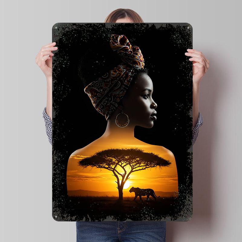 African Sunset Silhouette Printed Poster Customized Wall Art Retro Vintage Metal Tin Signs for Aesthetic Decoration Room Decor 20x30cm(7.8x11.8inch)
African Sunset Silhouette Printed Poster Customized Wall Art Retro Vintage Metal Tin Signs for Aesthetic Decoration Room Decor 20x30cm(7.8x11.8inch)