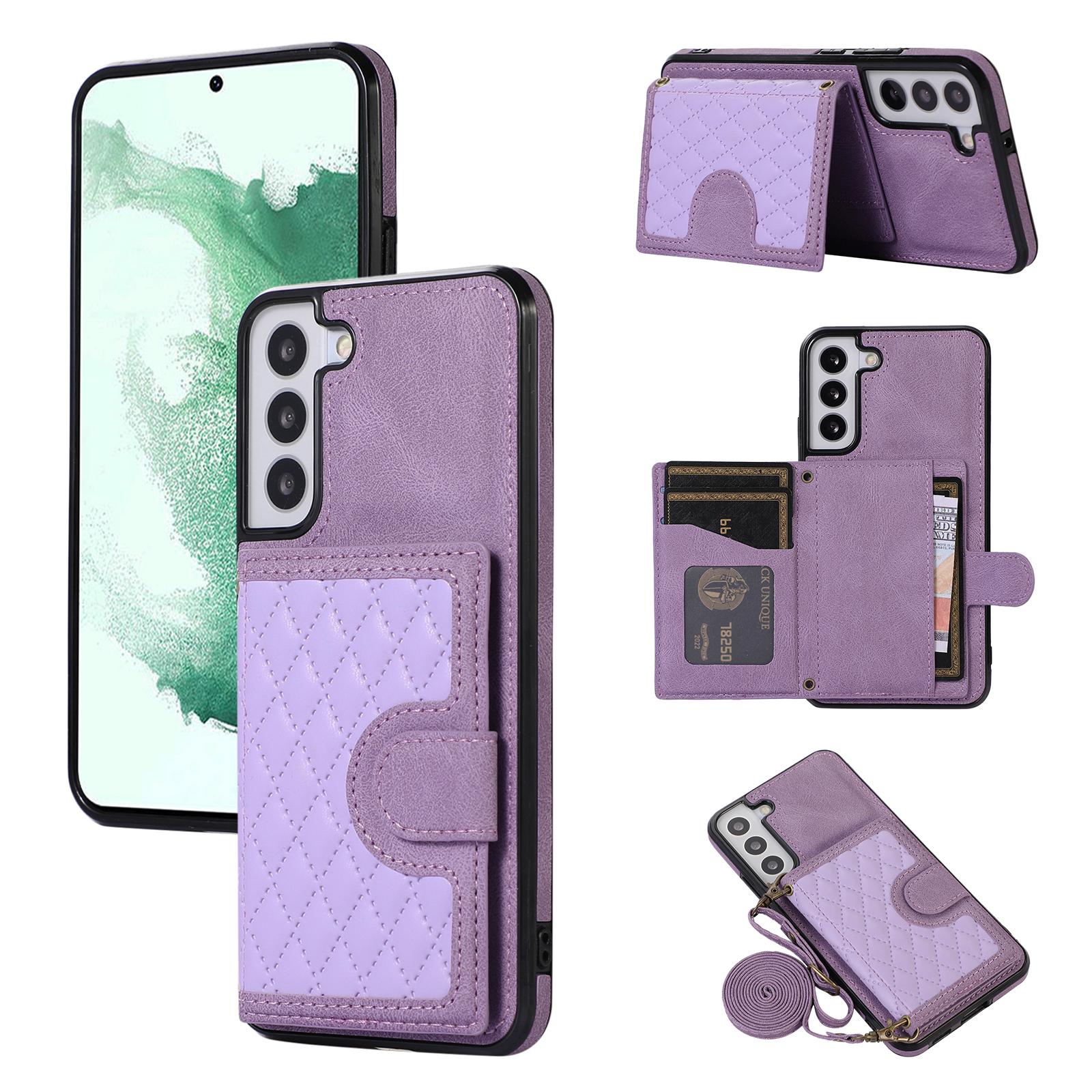 For Samsung Galaxy S21 FE 5G Kickstand Phone Case TPU+PU Leather Shoulder Phone Bag E
For Samsung Galaxy S21 FE 5G Kickstand Phone Case TPU+PU Leather Shoulder Phone Bag E