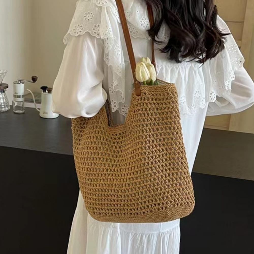 Advanced Cotton Thread Woven Bag for Women, New Handmade Woven Bag, Large Capacity Single Shoulder Tote Bag, Vacation Beach Bag
Advanced Cotton Thread Woven Bag for Women, New Handmade Woven Bag, Large Capacity Single Shoulder Tote Bag, Vacation Beach Bag