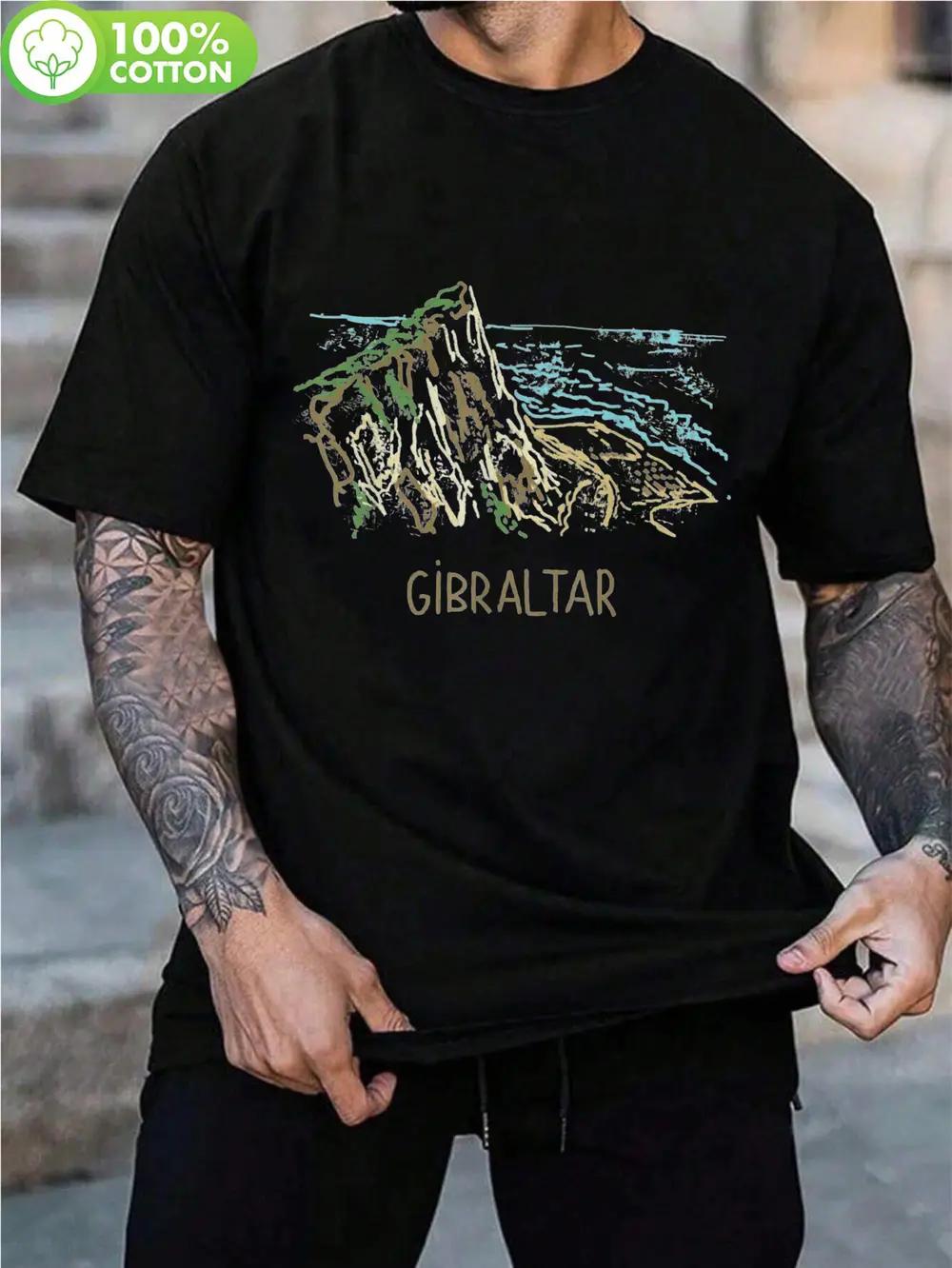 Rock of Gibraltar Graphic T-shirt - 100% Cotton Lightweight Breathable Crew Neck Tee with Mountain Landscape Design XXXXL
Rock of Gibraltar Graphic T-shirt - 100% Cotton Lightweight Breathable Crew Neck Tee with Mountain Landscape Design XXXXL
