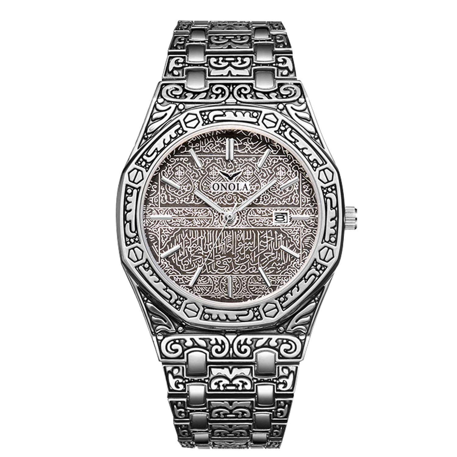 RORIOS Аналоговые кварцевые часы с датой, гравировкой, классические, ретро, из нержавеющей стали, популярные для и тускло-серые, мужские, дисплей, дизайн, стиль, водонепроницаемые, ремешок,
RORIOS Аналоговые кварцевые часы с датой, гравировкой, классические, ретро, из нержавеющей стали, популярные для и тускло-серые, мужские, дисплей, дизайн, стиль, водонепроницаемые, ремешок,