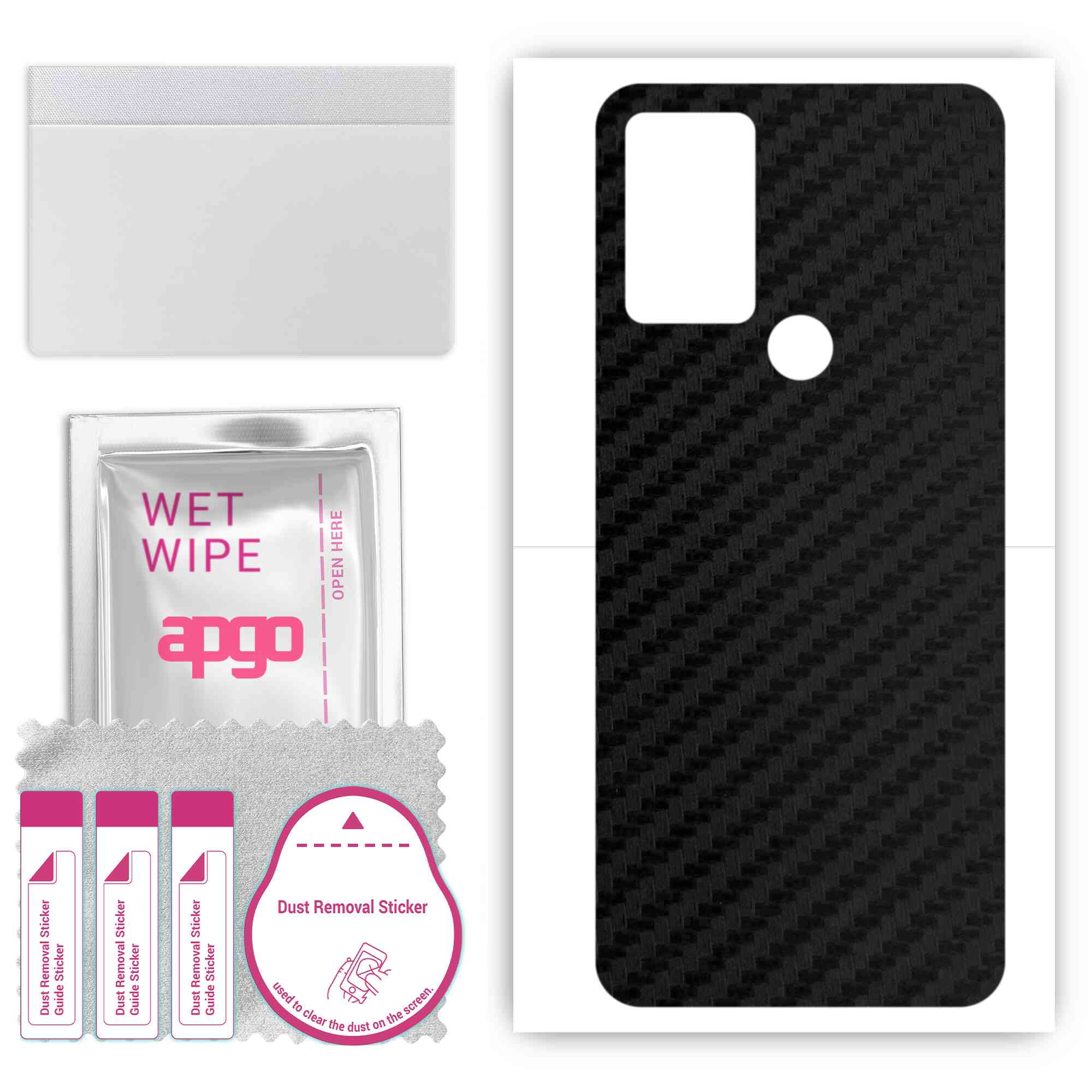 apgo Protective Skin Sticker for the back compatible with Sharp Aquos V6 Plus, Wrap Film, Foil, Vinyl - Pattern Carbon Black
apgo Protective Skin Sticker for the back compatible with Sharp Aquos V6 Plus, Wrap Film, Foil, Vinyl - Pattern Carbon Black
