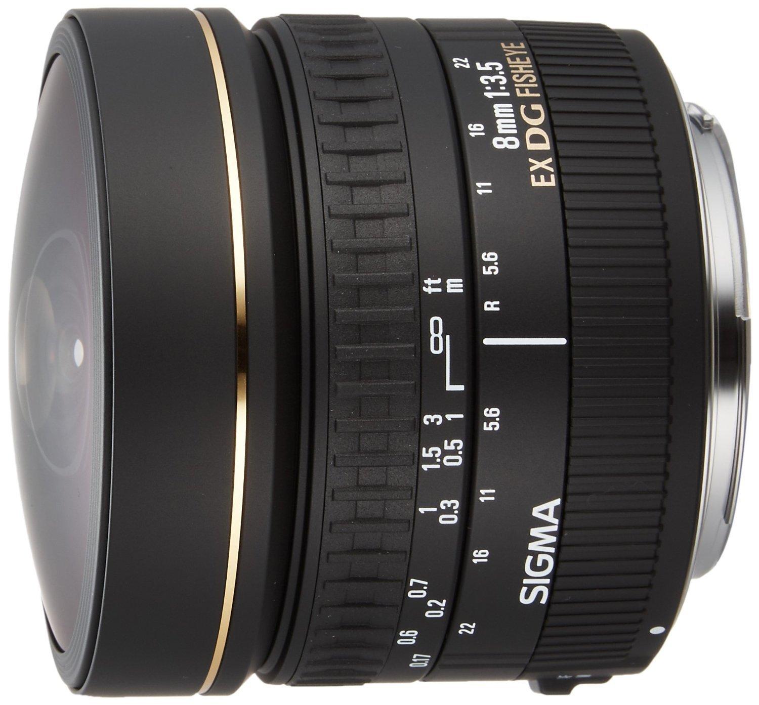 SIGMA Single Focus Fisheye Lens 8mm EX DG CIRCULAR FISHEYE for Canon Circumferential Fisheye Full Size Compatible 485276 F3.5
SIGMA Single Focus Fisheye Lens 8mm EX DG CIRCULAR FISHEYE for Canon Circumferential Fisheye Full Size Compatible 485276 F3.5