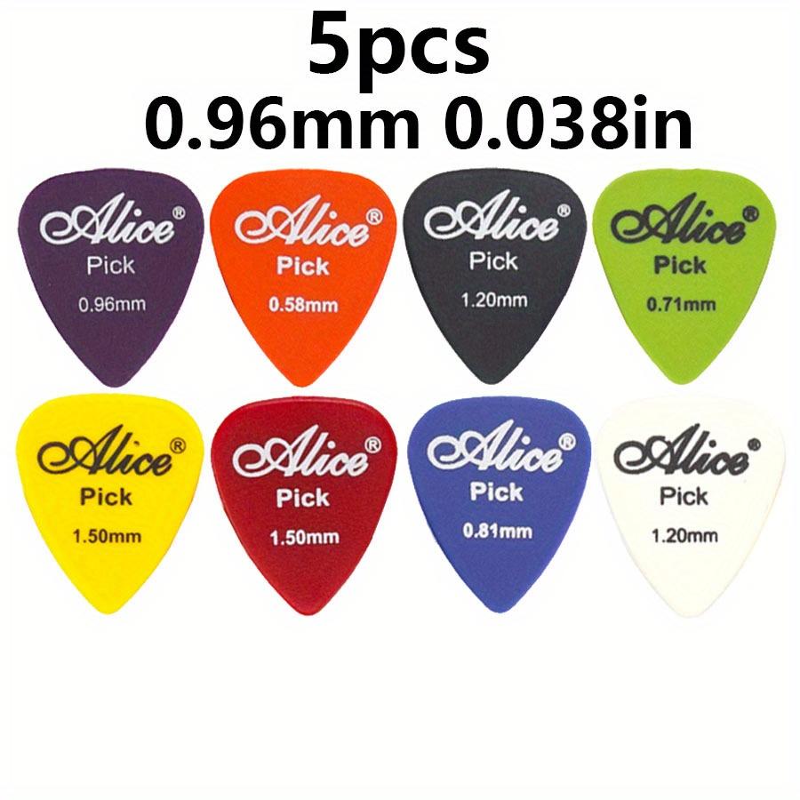 5pcs Guitar Picks Multi-Thickness 0.58mm to 1.5mm Plectrums for Electric, Acoustic, Bass Guitars Guitar Accessories JXB
5pcs Guitar Picks Multi-Thickness 0.58mm to 1.5mm Plectrums for Electric, Acoustic, Bass Guitars Guitar Accessories JXB