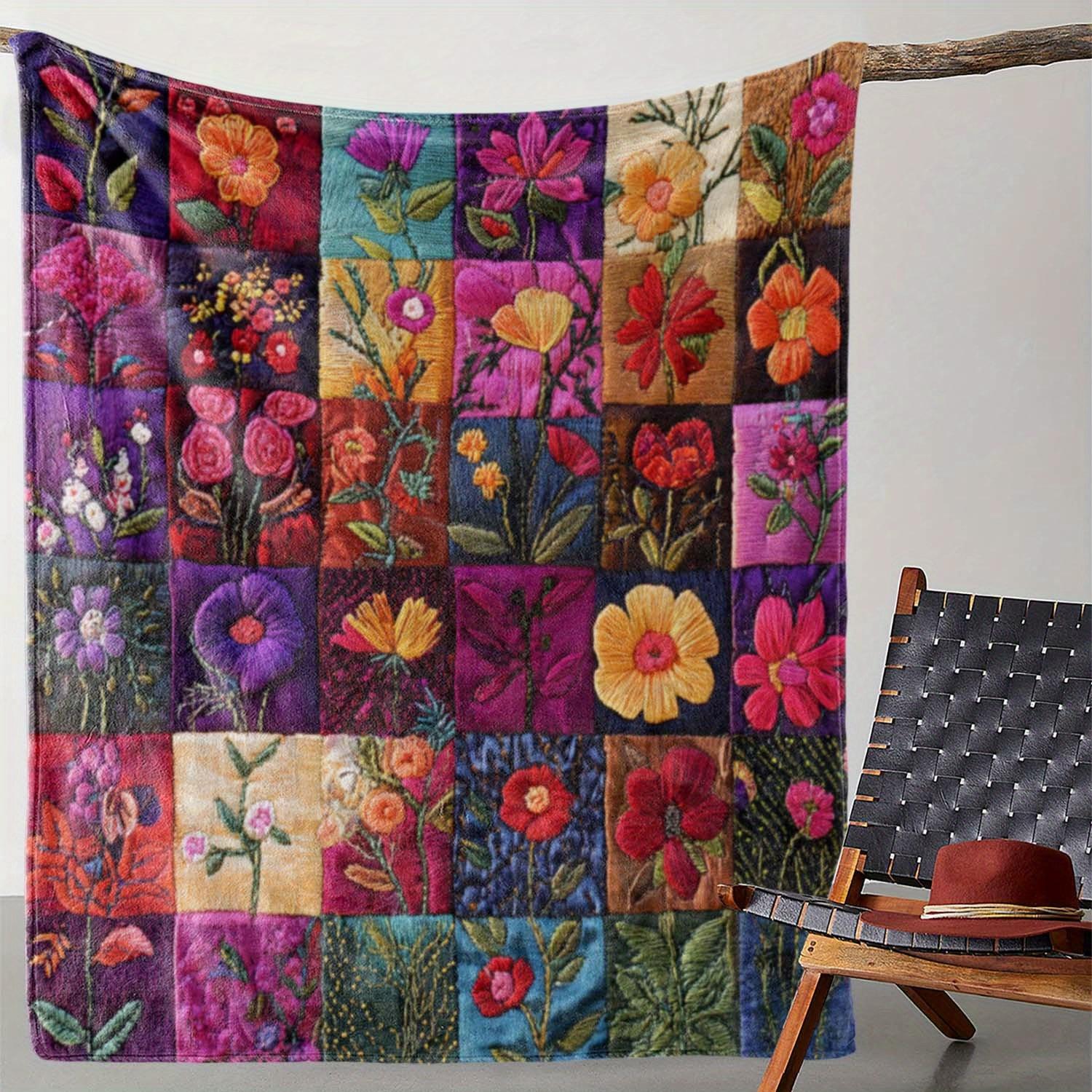 Vintage Green Floral Plaid Flannel Throw Blanket Soft Cozy Couch Bed Car Office Camping | All-Season Gift Blanket Retro Style 30x40in
Vintage Green Floral Plaid Flannel Throw Blanket Soft Cozy Couch Bed Car Office Camping | All-Season Gift Blanket Retro Style 30x40in