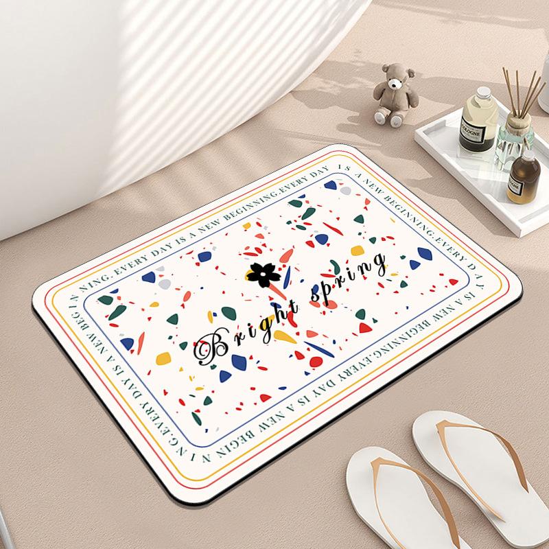 American Light Luxury Floor Mat Diatom Mud Style Floor Mat Entrance Entrance Door Mat Bathroom Floor Mat Bathroom Absorbent Foot Mat 40*60cm
American Light Luxury Floor Mat Diatom Mud Style Floor Mat Entrance Entrance Door Mat Bathroom Floor Mat Bathroom Absorbent Foot Mat 40*60cm