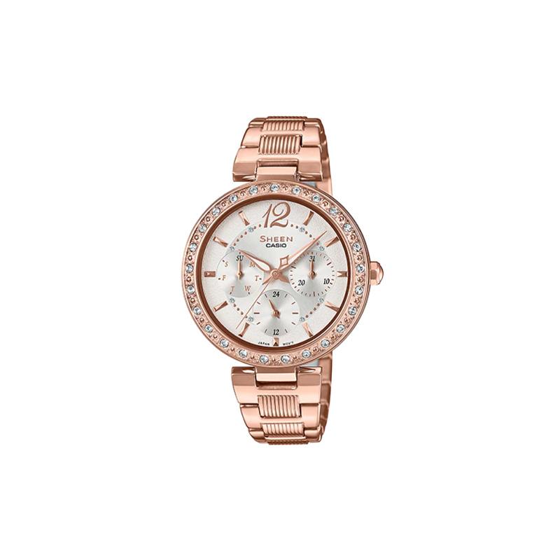 Casio CASIOSHEEN series simple casual fashion quartz movement stainless steel strap Japanese and Korean watch women s watch silver dial SHE-3065PG-7A серебряный
Casio CASIOSHEEN series simple casual fashion quartz movement stainless steel strap Japanese and Korean watch women s watch silver dial SHE-3065PG-7A серебряный