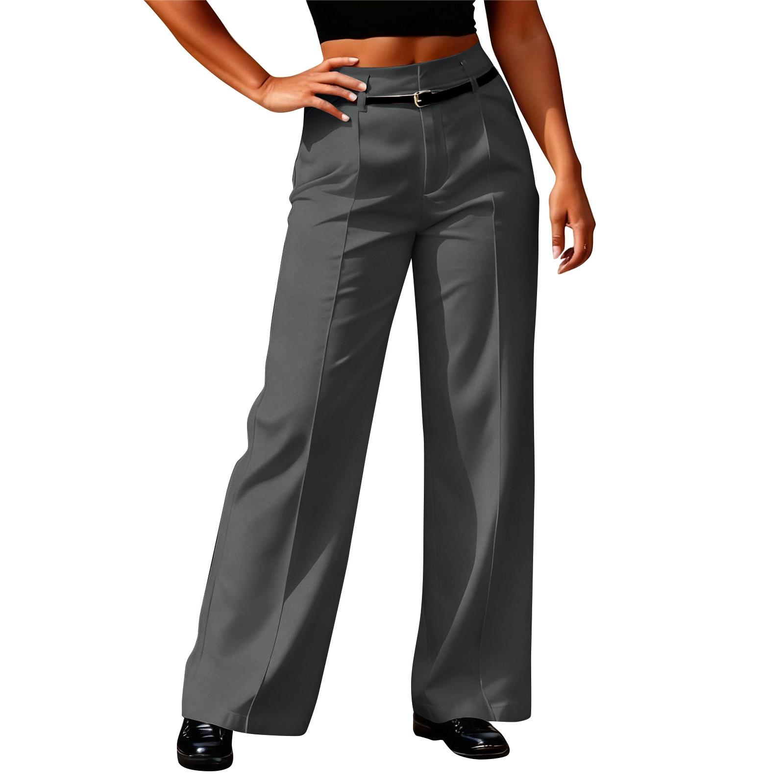 Women s Wide-leg Trousers, High-waisted Straight-leg Business Trousers, Long Trousers With Belt M
Women s Wide-leg Trousers, High-waisted Straight-leg Business Trousers, Long Trousers With Belt M