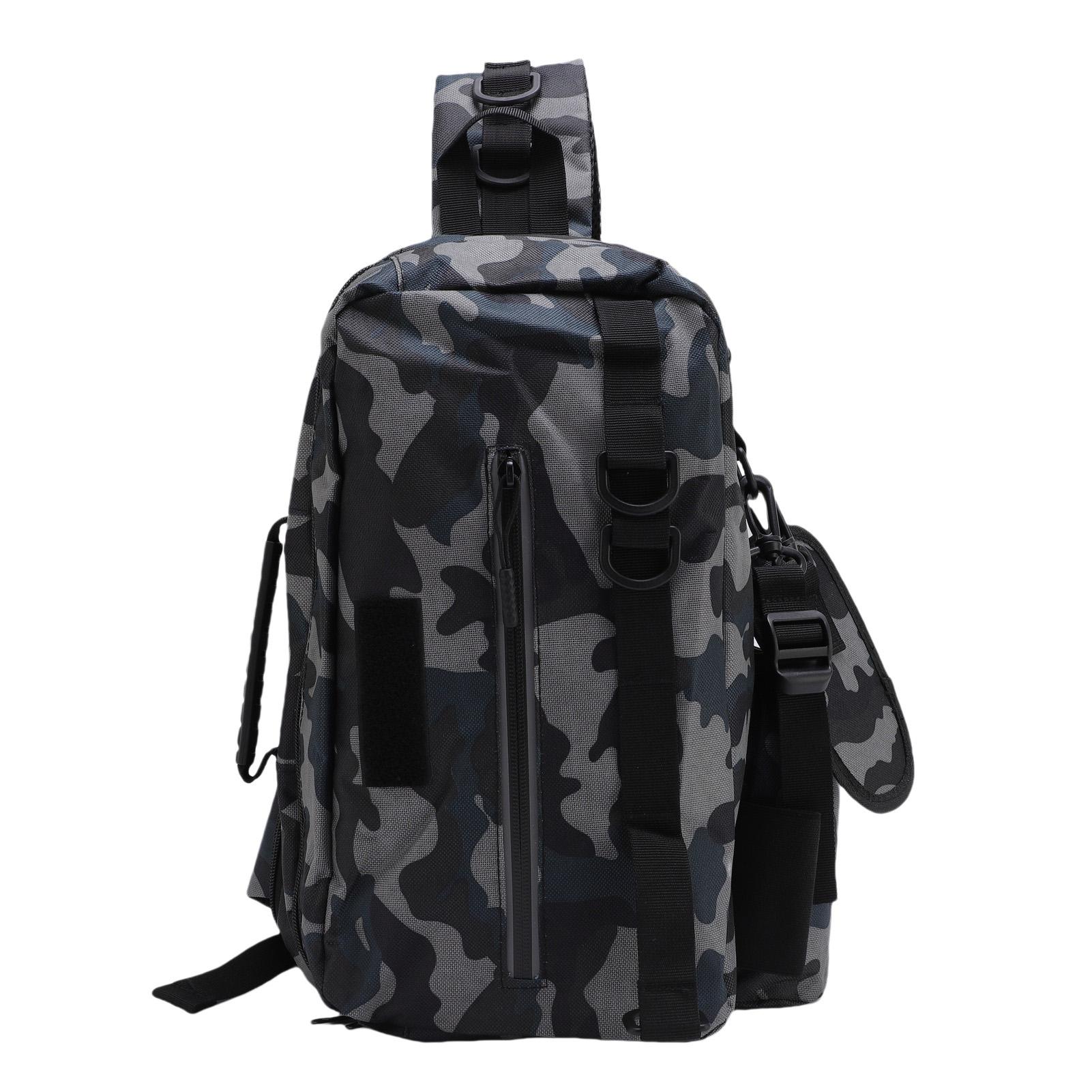 Fishing Sling Bag with Rod Holder Nylon Rainproof Lightweight Fishing Tackle Storage Backpack for Ou Grey
Fishing Sling Bag with Rod Holder Nylon Rainproof Lightweight Fishing Tackle Storage Backpack for Ou Grey