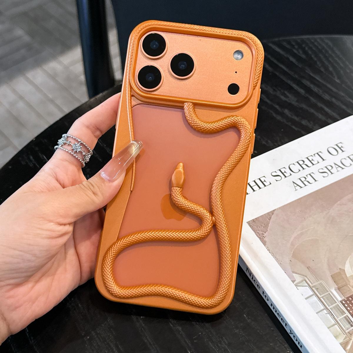 Fashion Cool 3D Snake Hollow Out Orange Phone Case For iPhone 17 Air 16 15 14 Plus 13 12 11 Pro Max Matte Soft TPU Cover iPhone 11
Fashion Cool 3D Snake Hollow Out Orange Phone Case For iPhone 17 Air 16 15 14 Plus 13 12 11 Pro Max Matte Soft TPU Cover iPhone 11