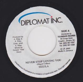7inch Record SIZZLA - Never Stop Loving You none Diplomat Inc. 2003 Jamaica Reggae, Ska & Dub Used
7inch Record SIZZLA - Never Stop Loving You none Diplomat Inc. 2003 Jamaica Reggae, Ska & Dub Used