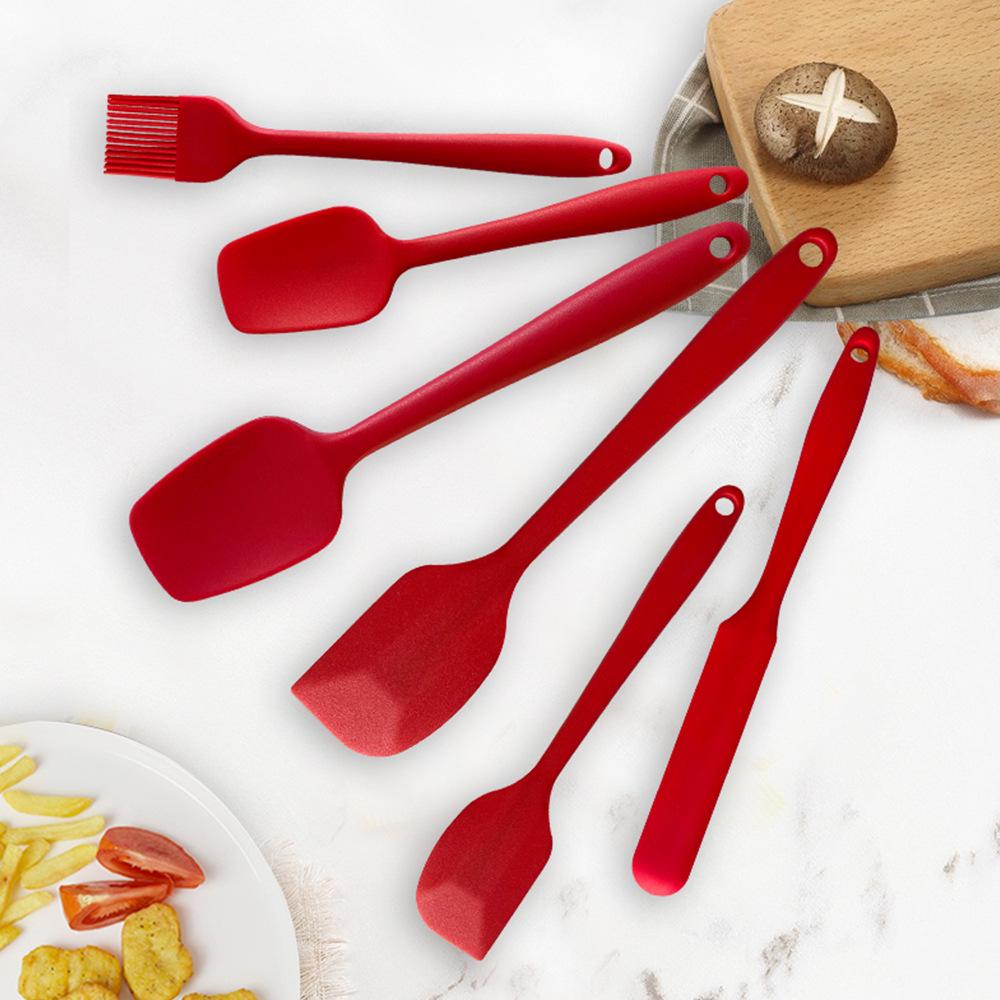 Silicone 6-Piece Baking Set: Food-Grade Spatulas & High-Temp Oil Brush Small Oil Brush жовтий
Silicone 6-Piece Baking Set: Food-Grade Spatulas & High-Temp Oil Brush Small Oil Brush жовтий