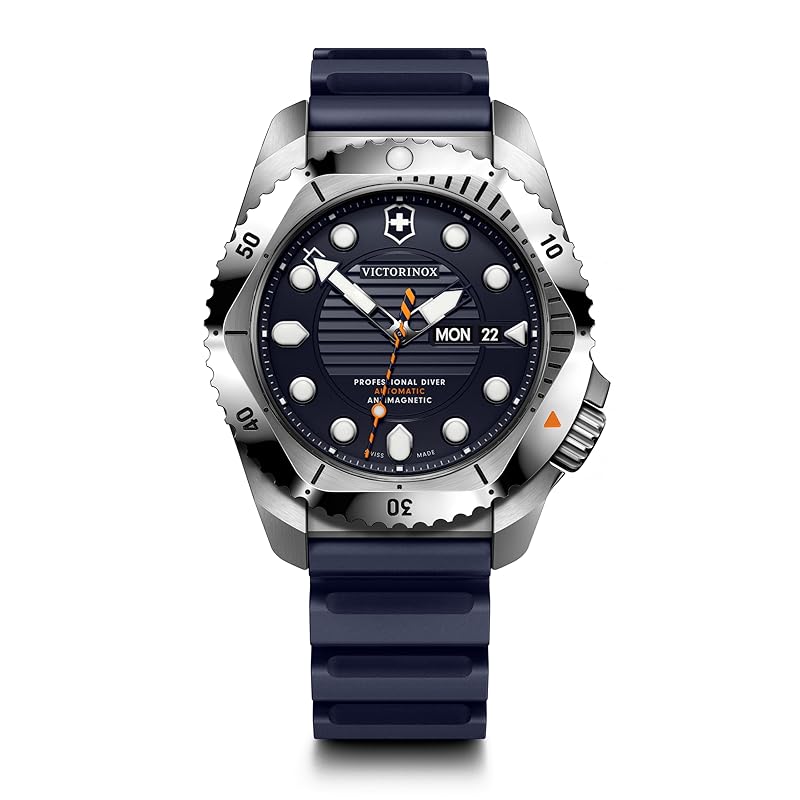 VICTORINOX DIVE PRO watch men s automatic winding Stainless steel case (316L) blue dial blue rubber strap waterproof diver s watch automatic brand
VICTORINOX DIVE PRO watch men s automatic winding Stainless steel case (316L) blue dial blue rubber strap waterproof diver s watch automatic brand