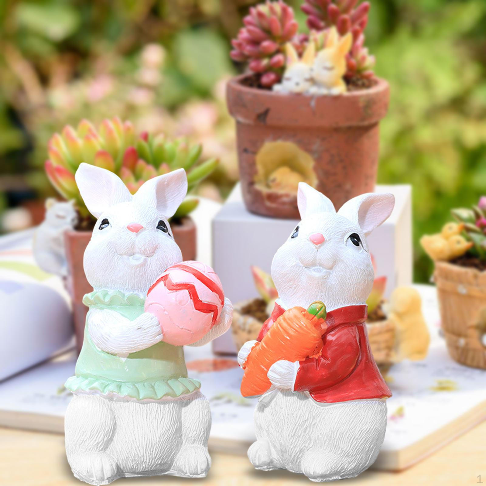 2x Easter Statue Animal Sculpture Bunny Figurine Decorative Crafts for Holiday Bookshelf
2x Easter Statue Animal Sculpture Bunny Figurine Decorative Crafts for Holiday Bookshelf