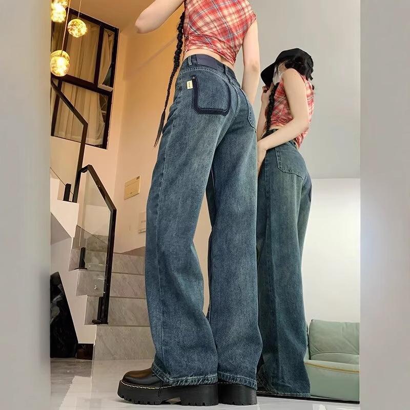 2024 Plus Size High Waist Straight Leg Women s Jeans - Slimming, Versatile, Loose Wide Leg, Floor-Length M
2024 Plus Size High Waist Straight Leg Women s Jeans - Slimming, Versatile, Loose Wide Leg, Floor-Length M