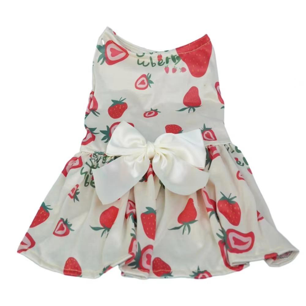Breathable Pet Bowknot Skirt Cute Pet Princess Dress Cartoon Dog Fruit Print Dress Dog/Cat L-Style 1
Breathable Pet Bowknot Skirt Cute Pet Princess Dress Cartoon Dog Fruit Print Dress Dog/Cat L-Style 1