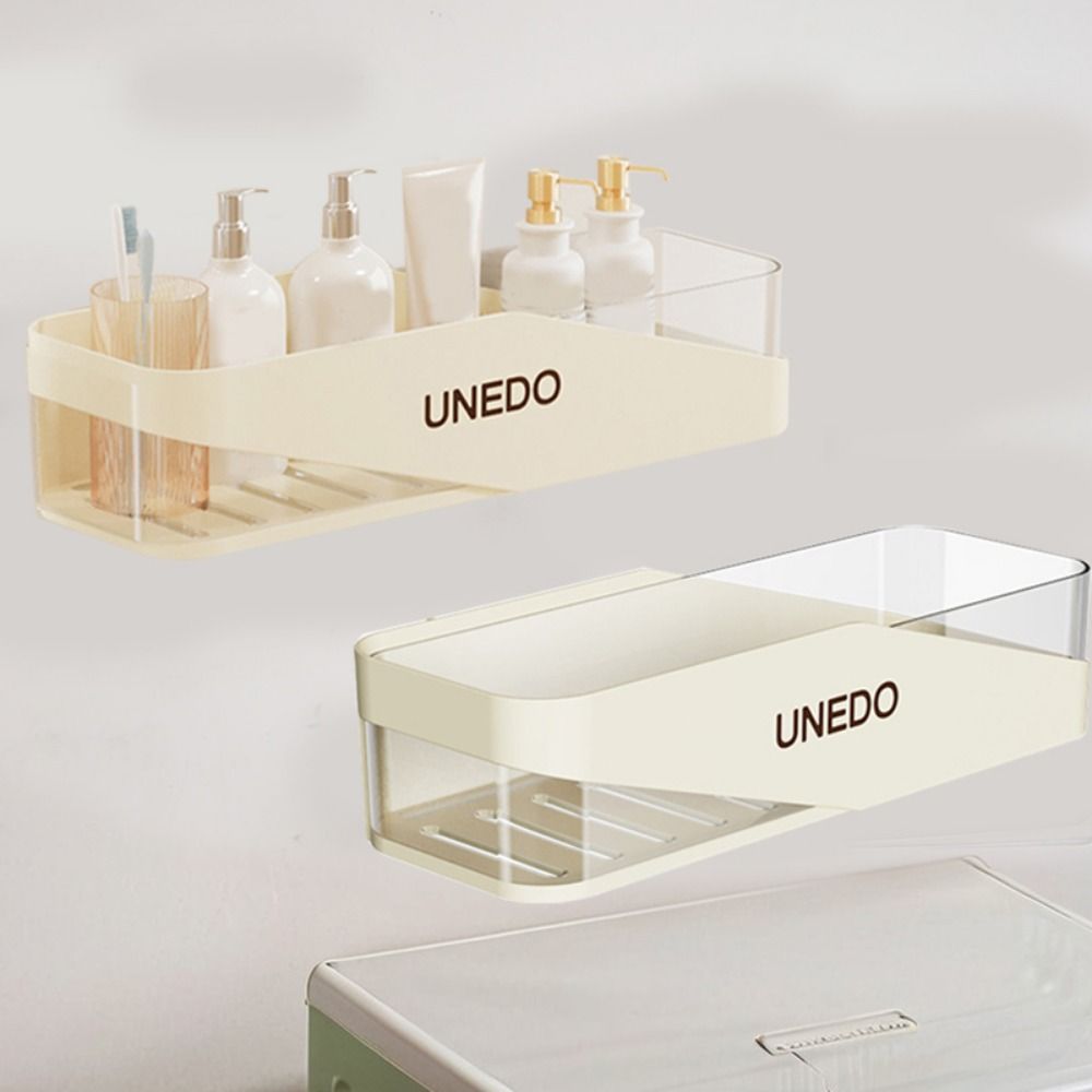 Plastic Bathroom Shelf Transparent Makeup Organizer Practical Cosmetic Storage Rack for Home бежевый
Plastic Bathroom Shelf Transparent Makeup Organizer Practical Cosmetic Storage Rack for Home бежевый