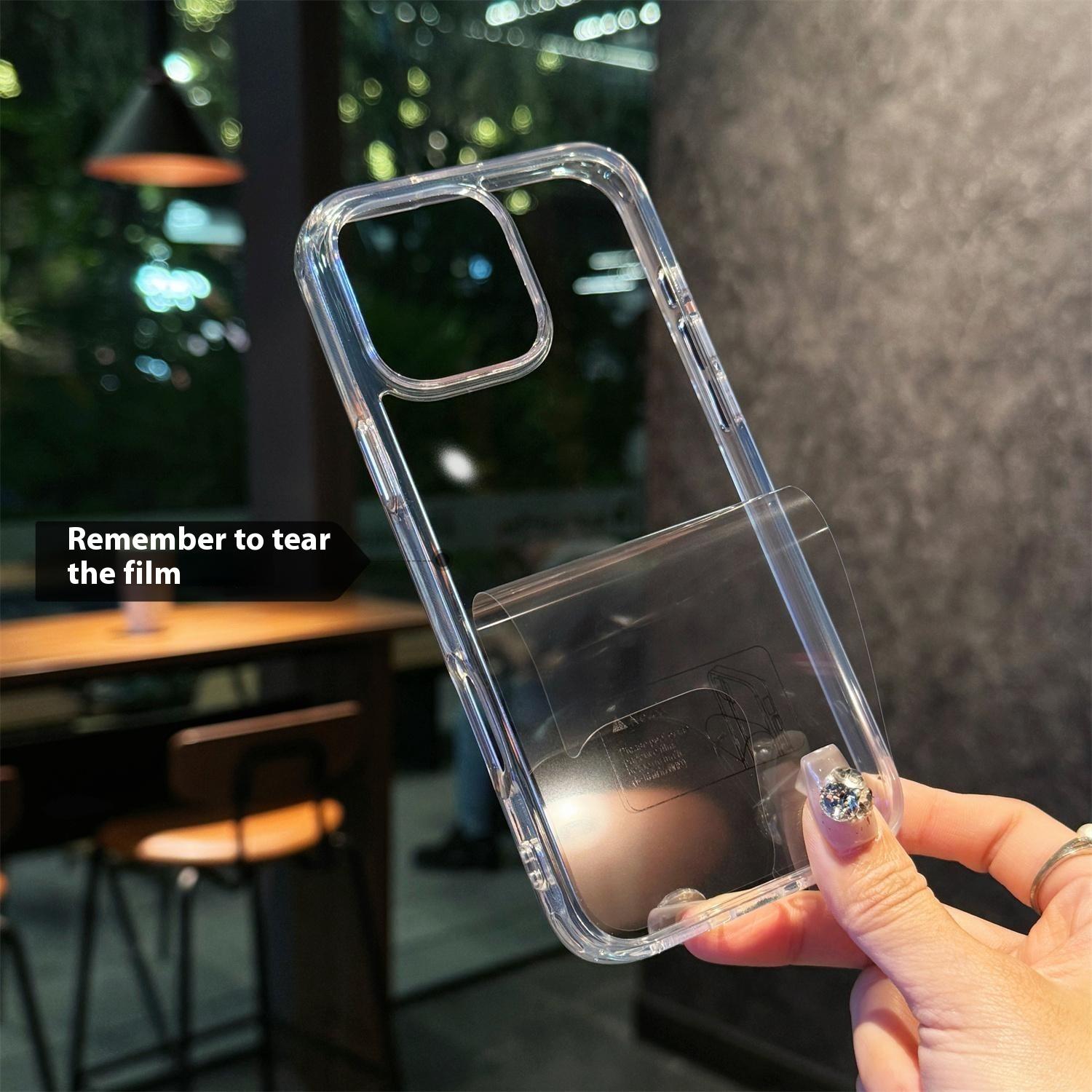 Для iPhone 15 Pro Кристально прозорий чохол ТПУ+Акрил Протиударний чохол для телефону Transparent Black
Для iPhone 15 Pro Кристально прозорий чохол ТПУ+Акрил Протиударний чохол для телефону Transparent Black