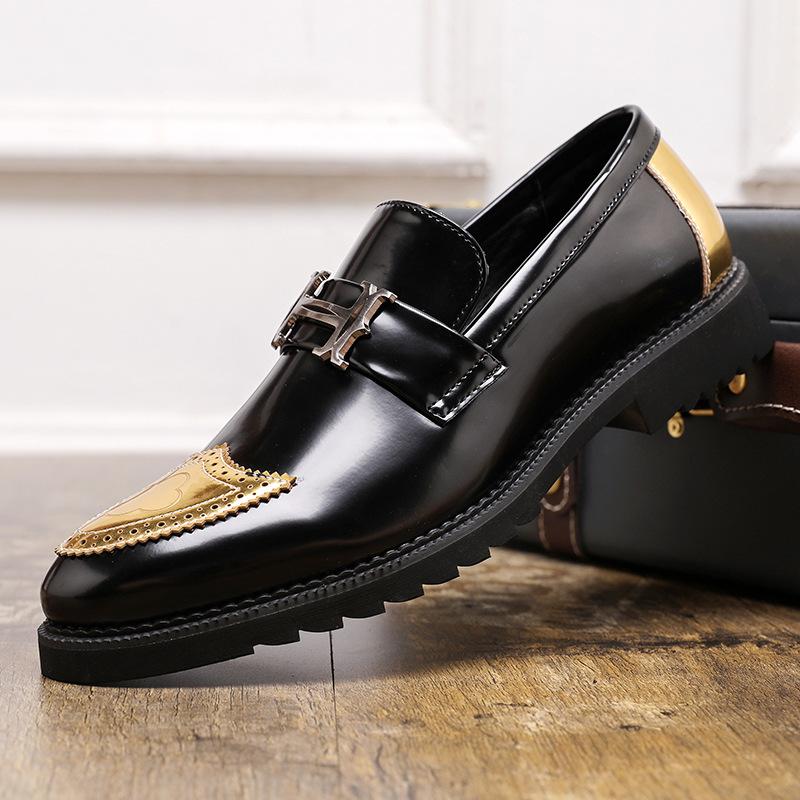 Patent leather glossy pointed casual leather shoes rivet retro men s shoes Korean version trend board shoes men s mirror trendy shoes 48 золотий
Patent leather glossy pointed casual leather shoes rivet retro men s shoes Korean version trend board shoes men s mirror trendy shoes 48 золотий