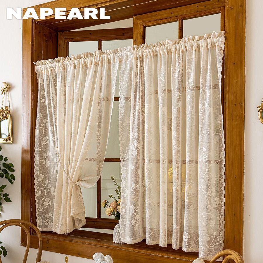 1PC NAPEARL French Rococo Style Sheer Curtain Pastoral Style Lace Short Curtain Door Curtain for Living Room Kitchen Cupboard Window Home Decor W140cm x L100cm
1PC NAPEARL French Rococo Style Sheer Curtain Pastoral Style Lace Short Curtain Door Curtain for Living Room Kitchen Cupboard Window Home Decor W140cm x L100cm