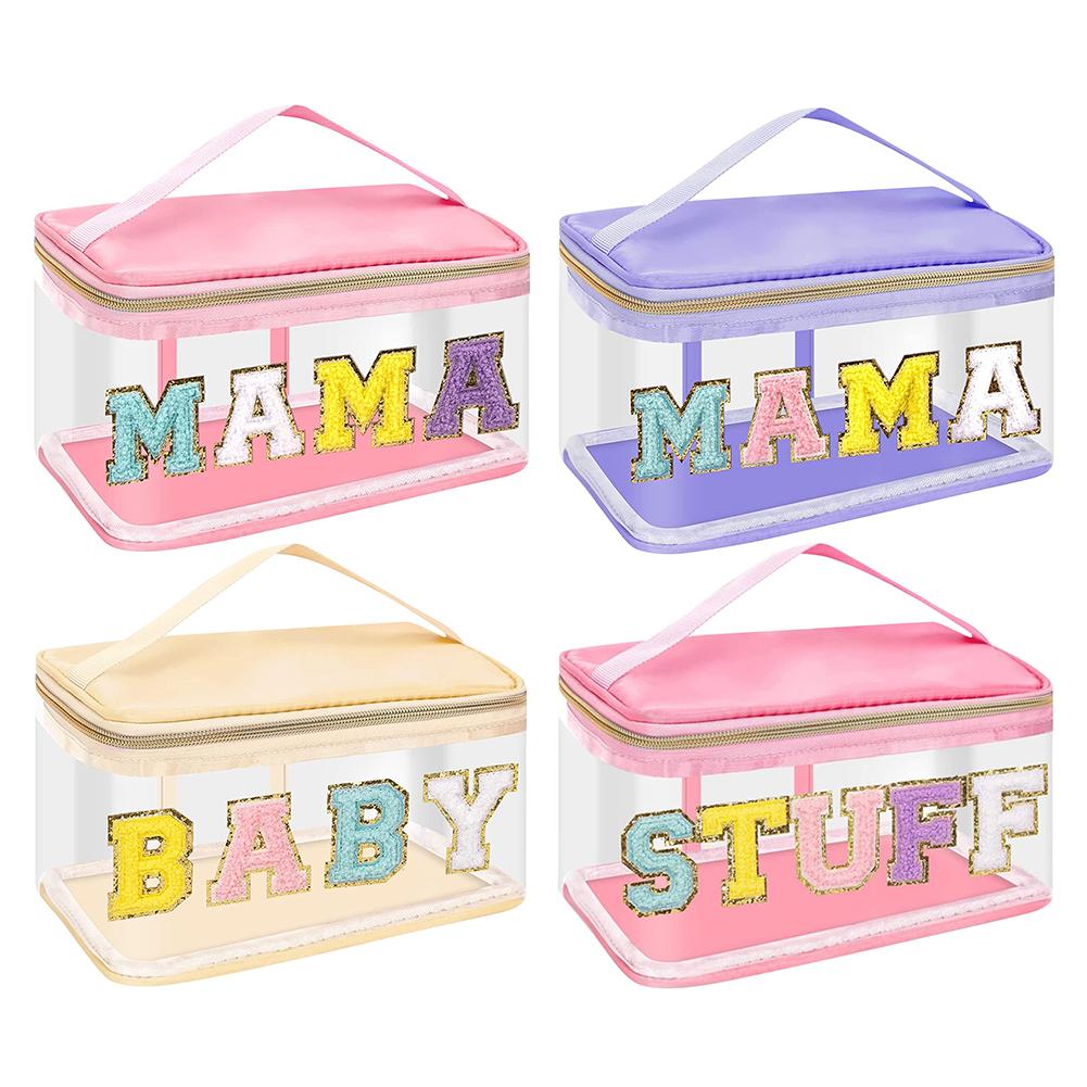 Transparent PVC Women Makeup Bag Large Capacity Organizer Clutch Bags Portable Glitter Letter Waterproof for Weekend Vacation
Transparent PVC Women Makeup Bag Large Capacity Organizer Clutch Bags Portable Glitter Letter Waterproof for Weekend Vacation