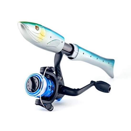Orrudo Fishing Gear Fish Chinu Spinning Set with 3 Fish Shape Blue qb300093a01n0 Rod, Rod, Reel, No. Thread, ``Gjorrudo ``puchi200
Orrudo Fishing Gear Fish Chinu Spinning Set with 3 Fish Shape Blue qb300093a01n0 Rod, Rod, Reel, No. Thread, ``Gjorrudo ``puchi200
